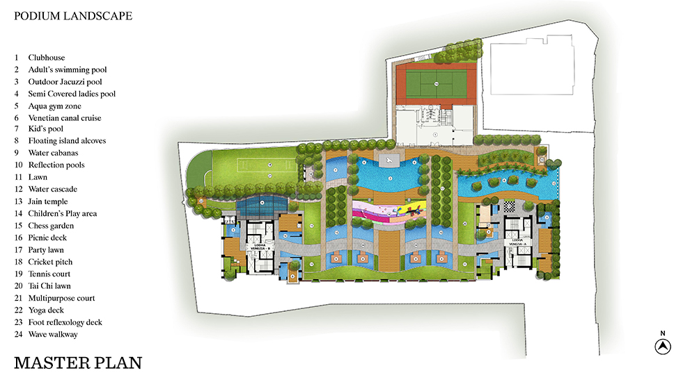 Location Plan - Lodha Venezia, Parel